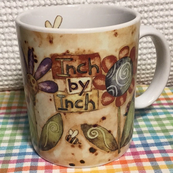 Vintage Inch By Inch Life’s A Cinch~Karen Hillard Crouch Mug~Lang & Wise~2001 - Picture 2 of 8